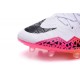 Crampons Nouveaux 2016 Neymar Nike Hypervenom Phinish FG Blanc Noir Rose