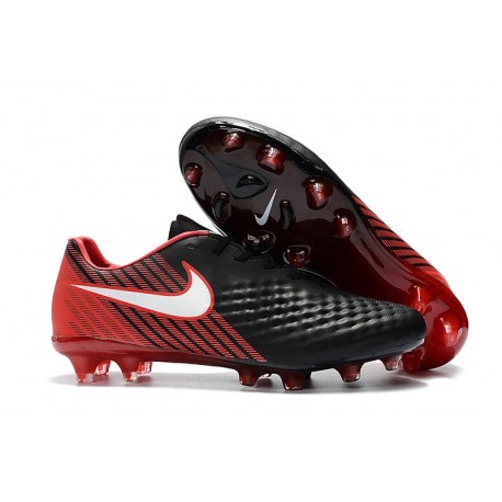 Nike Chaussure Foot Magista Opus II FG Homme Noir Rouge