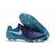 Nike Chaussure Foot Magista Opus II FG Homme Bleu Blanc