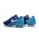 Nike Chaussure Foot Magista Opus II FG Homme Bleu Blanc