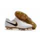 Chaussures Nouvel Nike Tiempo Legend VII FG ACC - Blanc Or
