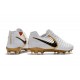 Chaussures Nouvel Nike Tiempo Legend VII FG ACC - Blanc Or