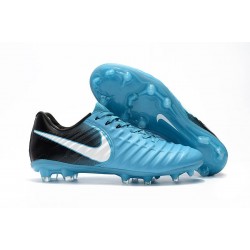 Chaussures Nouvel Nike Tiempo Legend VII FG ACC - Bleu Noir