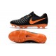 Chaussures Nouvel Nike Tiempo Legend VII FG ACC - Noir Orange