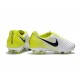 Nike Magista Opus 2 FG Crampons de Football - Blanc Jaune