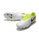 Nike Magista Opus 2 FG Crampons de Football - Blanc Jaune