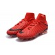 Crampons de Foot Nike HyperVenom Phantom III DF FG - Rouge Noir