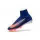 Chaussure Nouvelles Nike Mercurial Superfly 5 FG - Bleu Orange