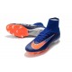 Chaussure Nouvelles Nike Mercurial Superfly 5 FG - Bleu Orange
