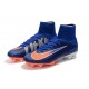 Chaussure Nouvelles Nike Mercurial Superfly 5 FG - Bleu Orange