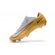 Nike Mercurial Vapor XI FG ACC Chaussures - Or Blanc