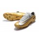 Nike Mercurial Vapor XI FG ACC Chaussures - Or Blanc