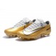 Nike Mercurial Vapor XI FG ACC Chaussures - Or Blanc