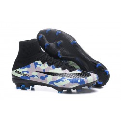 Chaussure Nouvelles Nike Mercurial Superfly 5 FG - Noir Bleu