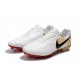 Chaussures Nouvel Nike Tiempo Legend VII FG ACC - Blanc Noir Rouge
