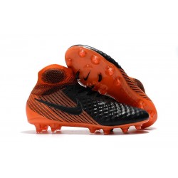 Nike Magista Obra II DF FG Crampon de Football - Noir Orange