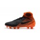 Nike Magista Obra II DF FG Crampon de Football - Noir Orange