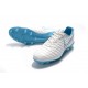 Chaussures Nouvel Nike Tiempo Legend VII FG ACC - Blanc Bleu