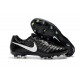 Nike Tiempo Legend 7 FG Crampons de Football Homme - Noir Blanc