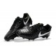 Nike Tiempo Legend 7 FG Crampons de Football Homme - Noir Blanc