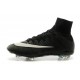 Crampons de Foot Ronaldo Nike Mercurial Superfly CR7 FG ACC Noir Blanc