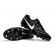 Nike Tiempo Legend 7 FG Crampons de Football Homme - Noir Blanc