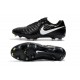 Nike Tiempo Legend 7 FG Crampons de Football Homme - Noir Blanc