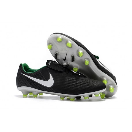 Nike Magista Opus 2 FG Crampons de Football - Noir Blanc