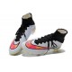 Crampons de Foot Ronaldo Nike Mercurial Superfly FG ACC Blanc Rose Noir