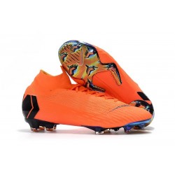 Nike Mercurial Superfly VI 360 Elite FG Chaussures - Orange Noir