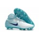 Nike Magista Obra II DF FG Crampon de Football - Blanc Bleu