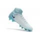 Nike Magista Obra II DF FG Crampon de Football - Blanc Bleu