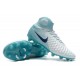 Nike Magista Obra II DF FG Crampon de Football - Blanc Bleu