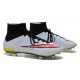 Crampons de Foot Ronaldo Nike Mercurial Superfly FG ACC Blanc Rose Noir
