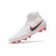 Nike Magista Obra II DF FG Crampon de Football - Blanc Rouge