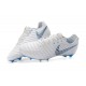 Nike Tiempo Legend 7 FG Crampons de Football Homme - Blanc Bleu