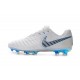 Nike Tiempo Legend 7 FG Crampons de Football Homme - Blanc Bleu