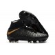 Crampons de Foot Nike HyperVenom Phantom III DF FG - Noir Or