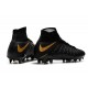 Crampons de Foot Nike HyperVenom Phantom III DF FG - Noir Or