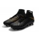 Crampons de Foot Nike HyperVenom Phantom III DF FG - Noir Or