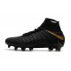 Crampons de Foot Nike HyperVenom Phantom III DF FG - Noir Or