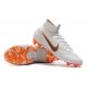 Nike Mercurial Superfly VI 360 Elite FG Chaussures - White Orange Grey