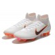 Nike Mercurial Superfly VI 360 Elite FG Chaussures - White Orange Grey