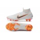 Nike Mercurial Superfly VI 360 Elite FG Chaussures - White Orange Grey