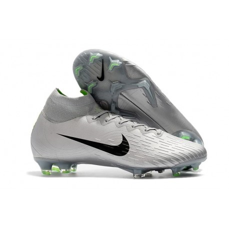 Nike Ronaldo Mercurial Superfly VI 360 Elite FG Chaussures - Argent Noir