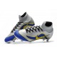 Ronaldo Nike Mercurial Superfly VI 360 Elite FG Chaussures - Argent Bleu Jaune