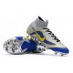 Ronaldo Nike Mercurial Superfly VI 360 Elite FG Chaussures - Argent Bleu Jaune