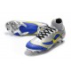 Ronaldo Nike Mercurial Superfly VI 360 Elite FG Chaussures - Argent Bleu Jaune