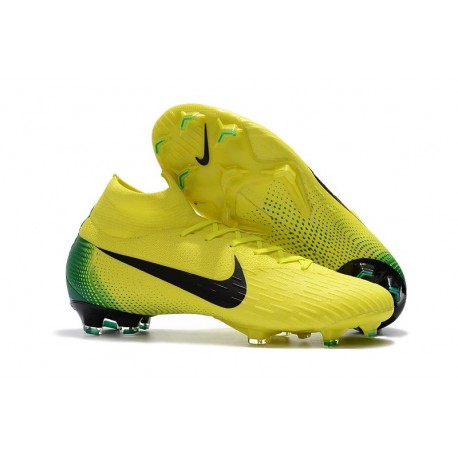 Nike Mercurial Superfly VI 360 Elite FG Chaussures - Jaune Noir