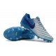 Nike Tiempo Legend 7 FG Crampons de Football Homme - Argent Bleu